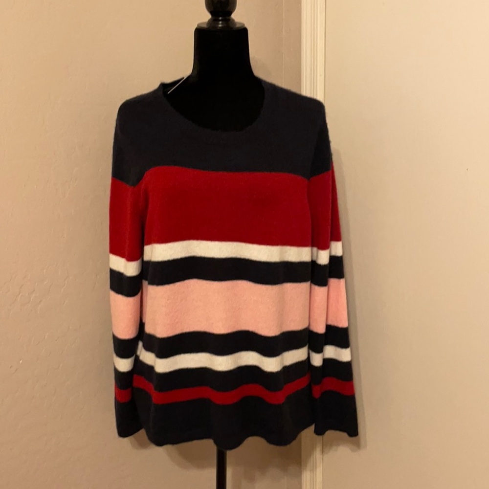 Cozy striped sweater